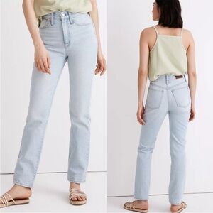Madewell Classic Straight Full-Length Jeans in Fitzgerald Wash
